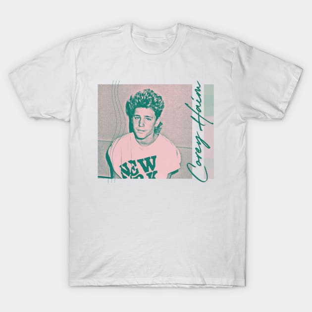 Corey Haim /// Retro 80s Fan Aesthetic Design T-Shirt by unknown_pleasures